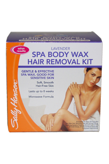 Lavendar Spa Wax Hair Removal Kit for Body Legs Arms & Bikini Sally Hansen Image