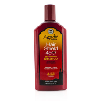 Hair-Shield-450-Plus-Deep-Fortifying-Shampoo---Sulfate-Free-(For-All-Hair-Types)-Agadir-Argan-Oil