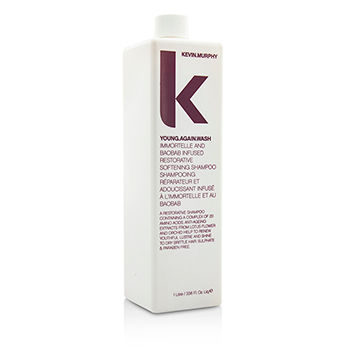 Young.Again.Wash (Immortelle and Baobab Infused Restorative Softening Shampoo - To Dry Brittle Hair) Kevin.Murphy Image