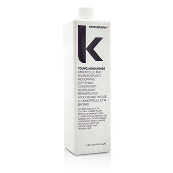 Young.Again.Rinse (Immortelle and Baobab Infused Restorative Softening Conditioner - To Dry Brittle or Damaged Hair) Kevin.Murphy Image