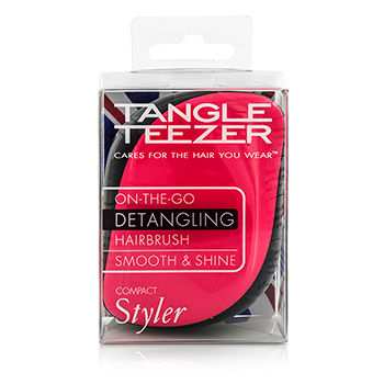 Compact-Styler-On-The-Go-Detangling-Hair-Brush---#-Pink-Sizzle-Tangle-Teezer