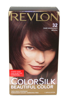 ColorSilk Beautiful Color #32 Dark Mahogany Brown by Revlon @ Perfume  Emporium Hair Care