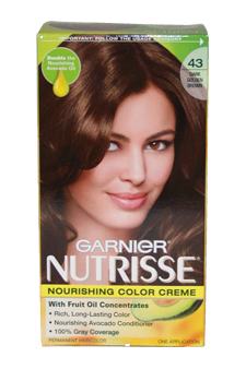 Nutrisse Nourishing Color Creme #43 Dark Golden Brown Garnier Image