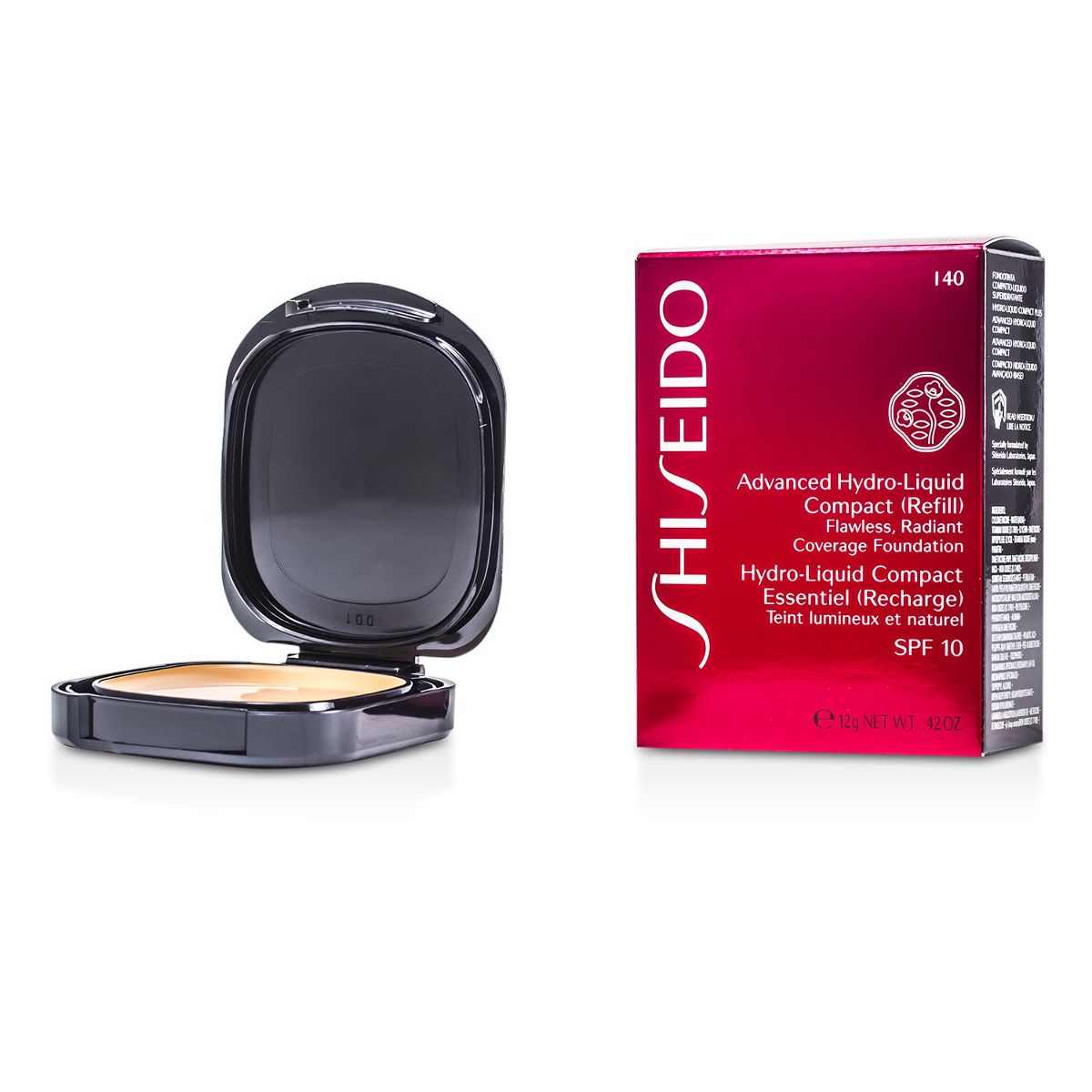 Advanced Hydro Liquid Compact Foundation SPF10 Refill - I40 Natural Fair Ivory Shiseido Image