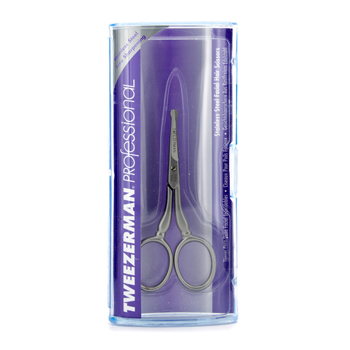 Professional Stainless Steel Facial Hair Scissors Tweezerman Image