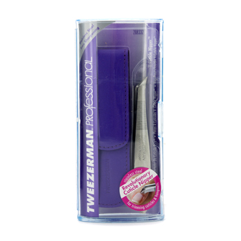 Professional-V-Cuticle-Nipper-for-Trimming-Cuticles-and-Hangnails---(With-Lavender-Pouch)-Tweezerman