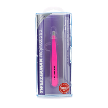 Professional Slant Tweezer - Neon Pink Tweezerman Image