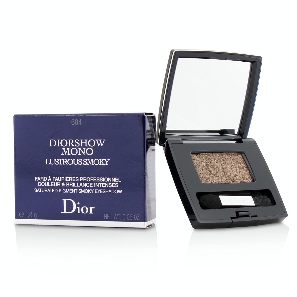Diorshow Mono Lustrous Smoky Saturated Pigment Smoky Eyeshadow - # 684 Reflection Christian Dior Image