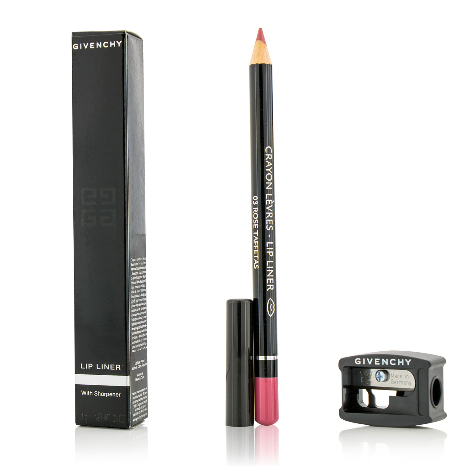 Lip Liner (With Sharpener) - # 03 Rose Taffetas Givenchy Image