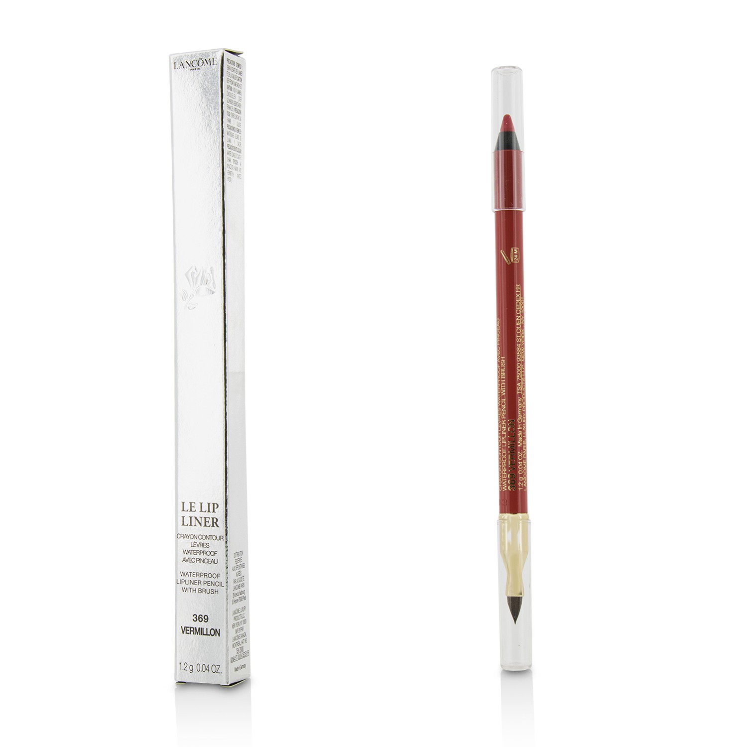 Le Lip Liner Waterproof Lip Pencil With Brush - #369 Vermillon Lancome Image