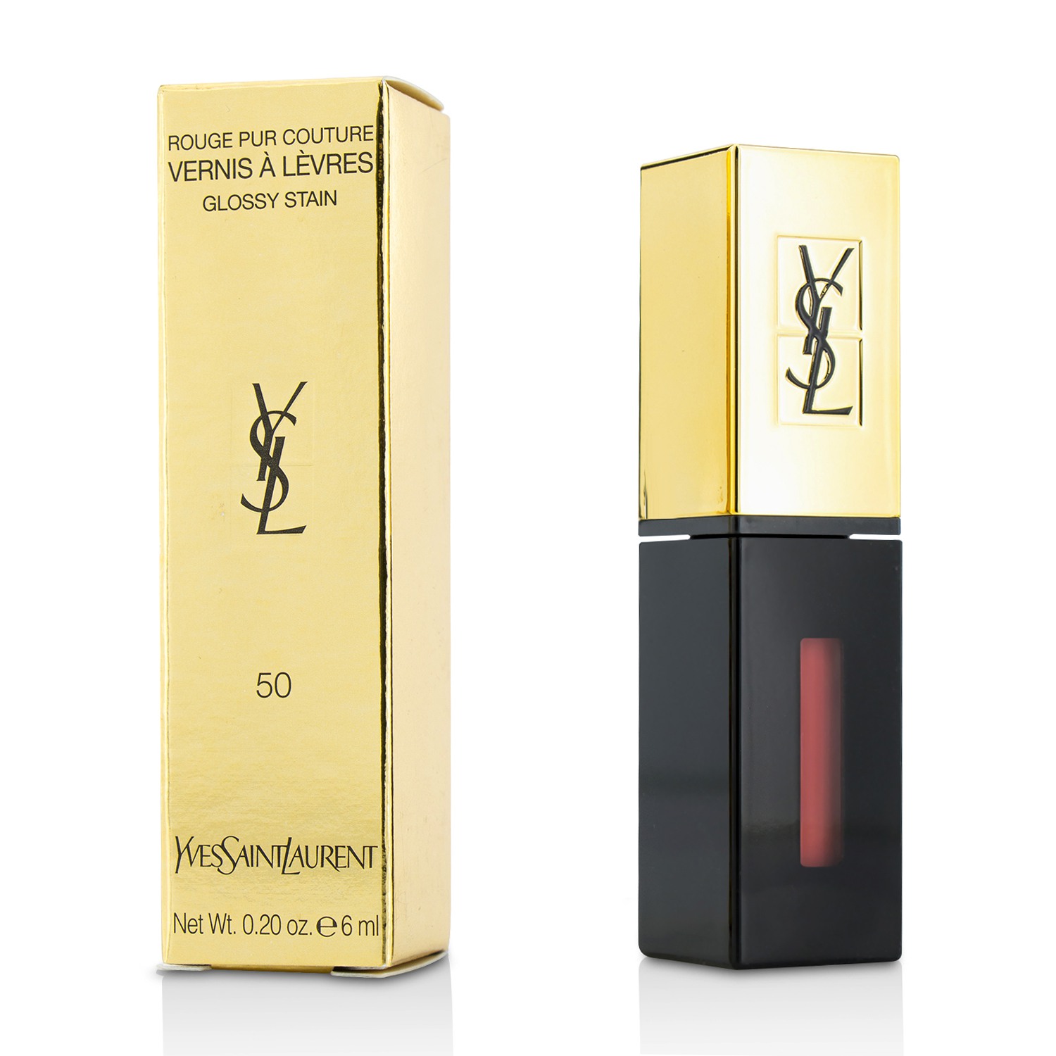 Rouge Pur Couture Vernis a Levres Glossy Stain - # 50 Encre Nude Yves Saint Laurent Image