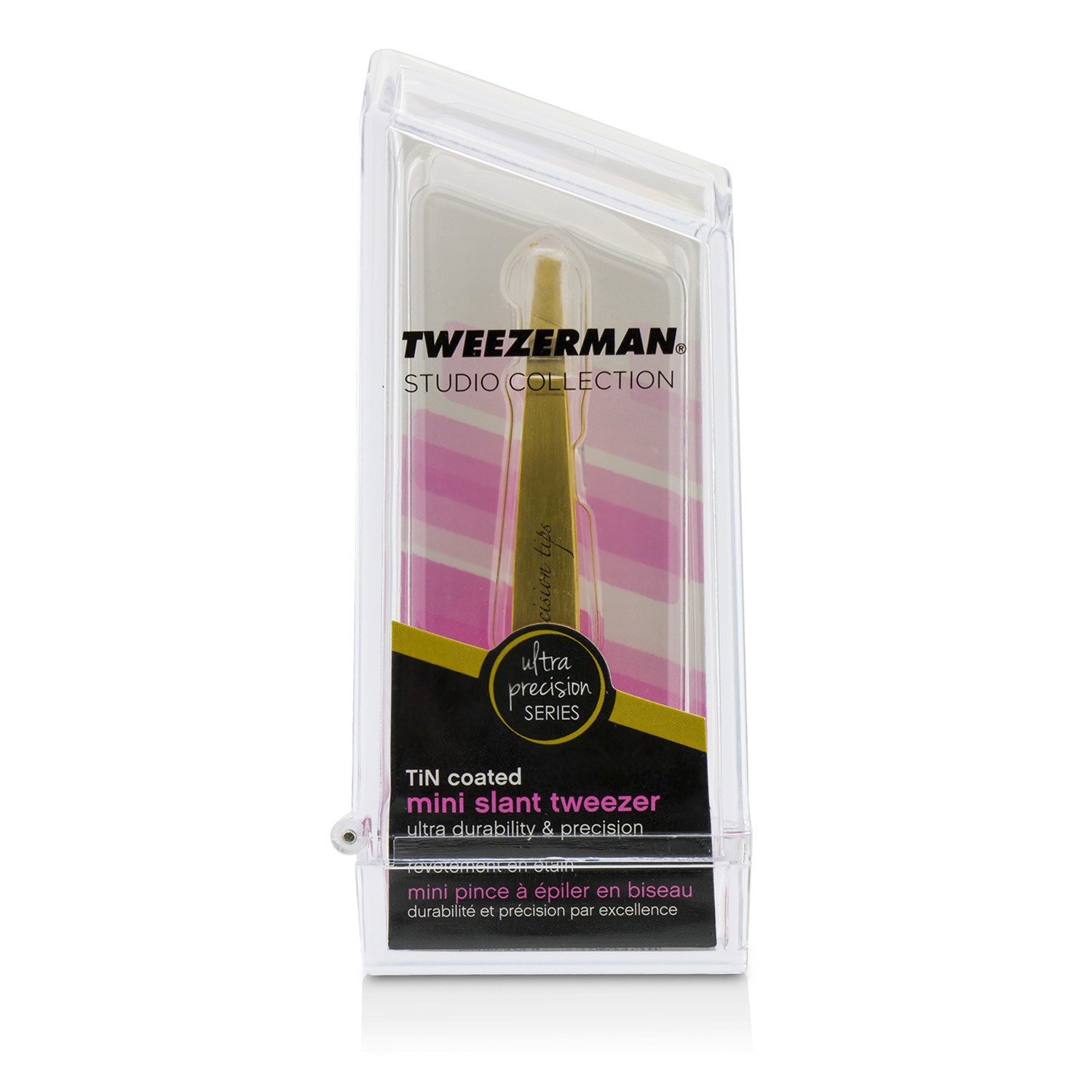 Mini Slant Tweezer Ultra Precision (Tin Coated) (Studio Collection) Tweezerman Image