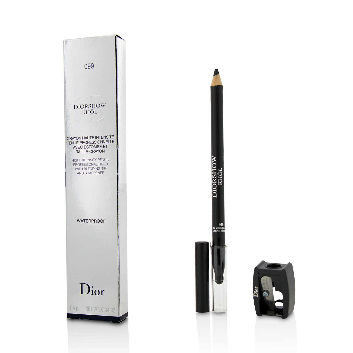 Diorshow Khol Pencil Waterproof With Sharpener - # 099 Black Khol Christian Dior Image