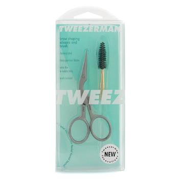 Stainless Brow Shaping Scissors & Brush Tweezerman Image