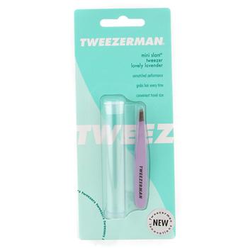 Mini Slant Tweezer - Lovely Lavendar Tweezerman Image