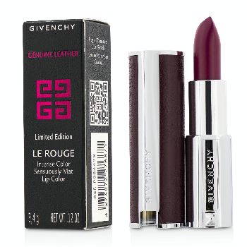 Le-Rouge-Intense-Color-Sensuously-Mat-Lipstick---#-315-Framboise-Velours-(Genuine-Leather-Case)-Givenchy