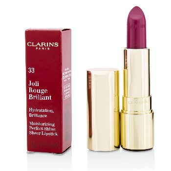 Joli-Rouge-Brillant-(Moisturizing-Perfect-Shine-Sheer-Lipstick)---#-33-Soft-Plum-Clarins
