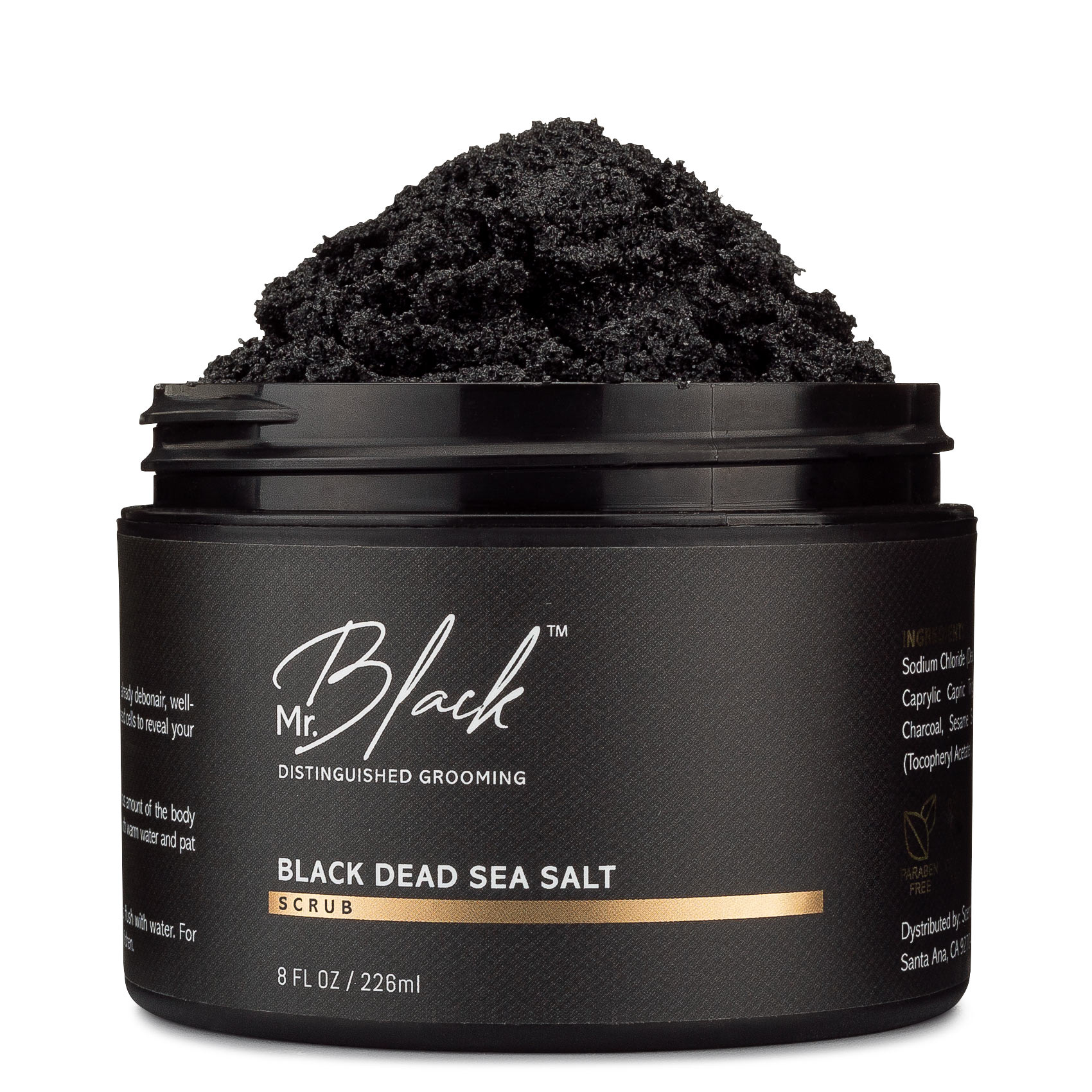 Black Dead Sea Salt Scrub Mr. Black Image