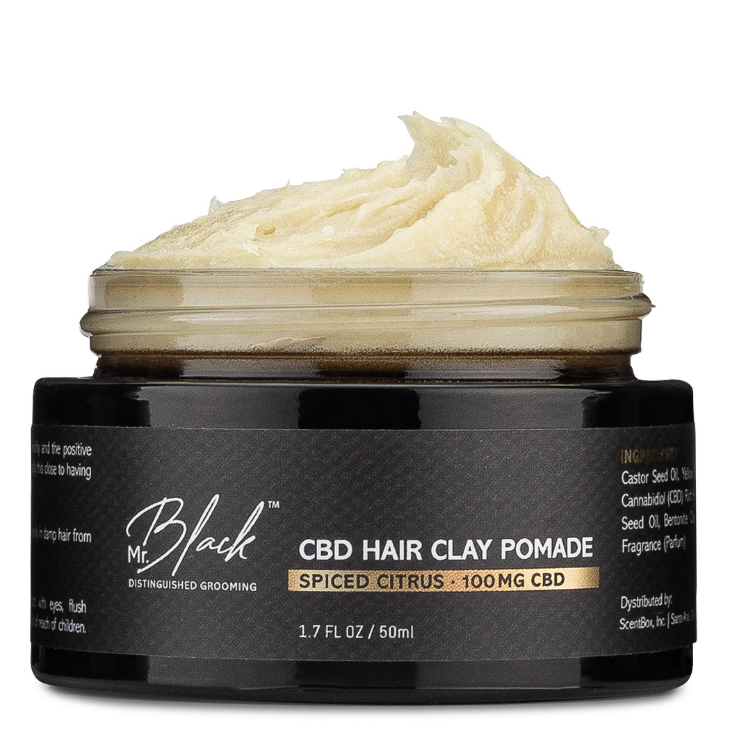 CBD Hair Clay Pomade - Spiced Citrus Mr. Black Image