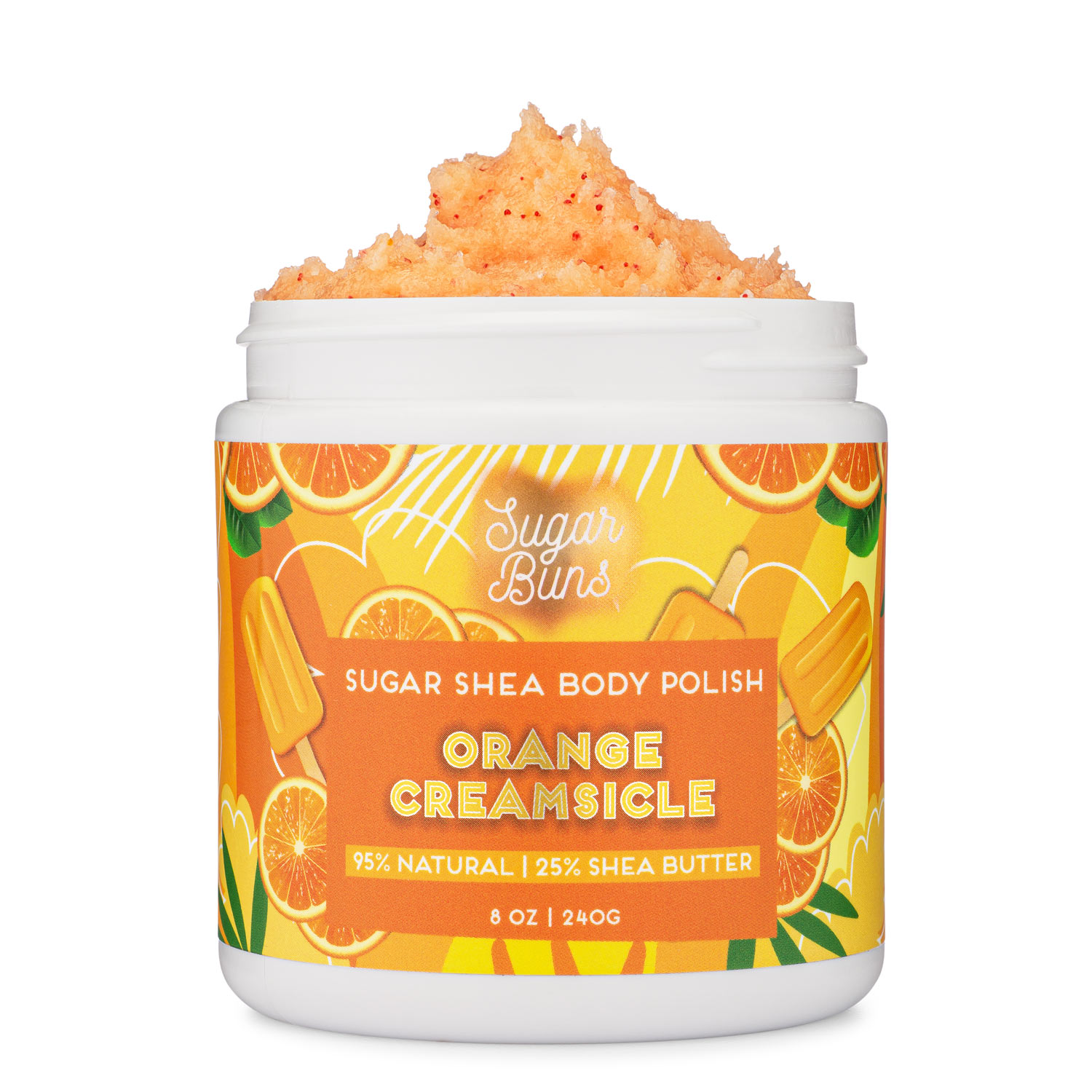 Sugar Shea Body Polish - Orange Creamsicle Sugar Buns Image