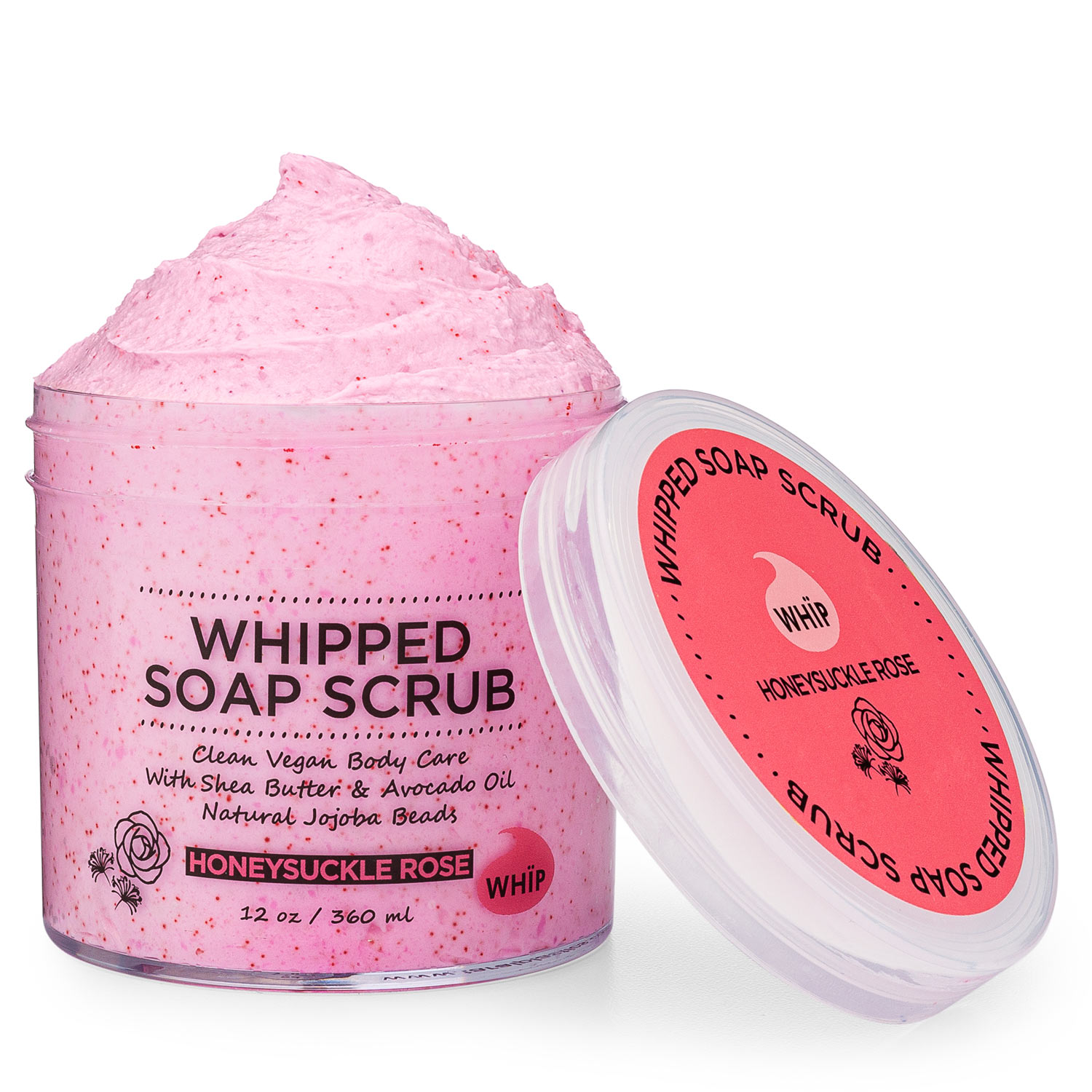 Whipped Soap Scrub - Honeysuckle Rose WHÏP Image