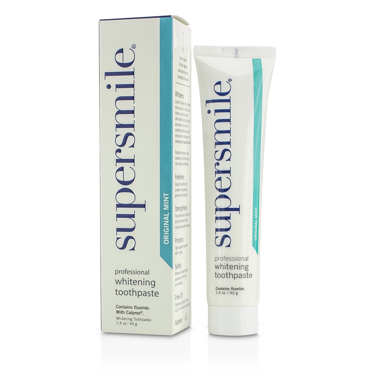 Professional Whitening Toothpaste - Original Mint Supersmile Image