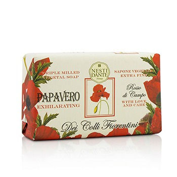 Dei Colli Fiorentini Triple Milled Vegetal Soap - Poppy Nesti Dante Image