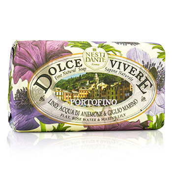 Dolce-Vivere-Fine-Natural-Soap---Portofino---Flax-Rose-Water-and-Marine-Lily-Nesti-Dante