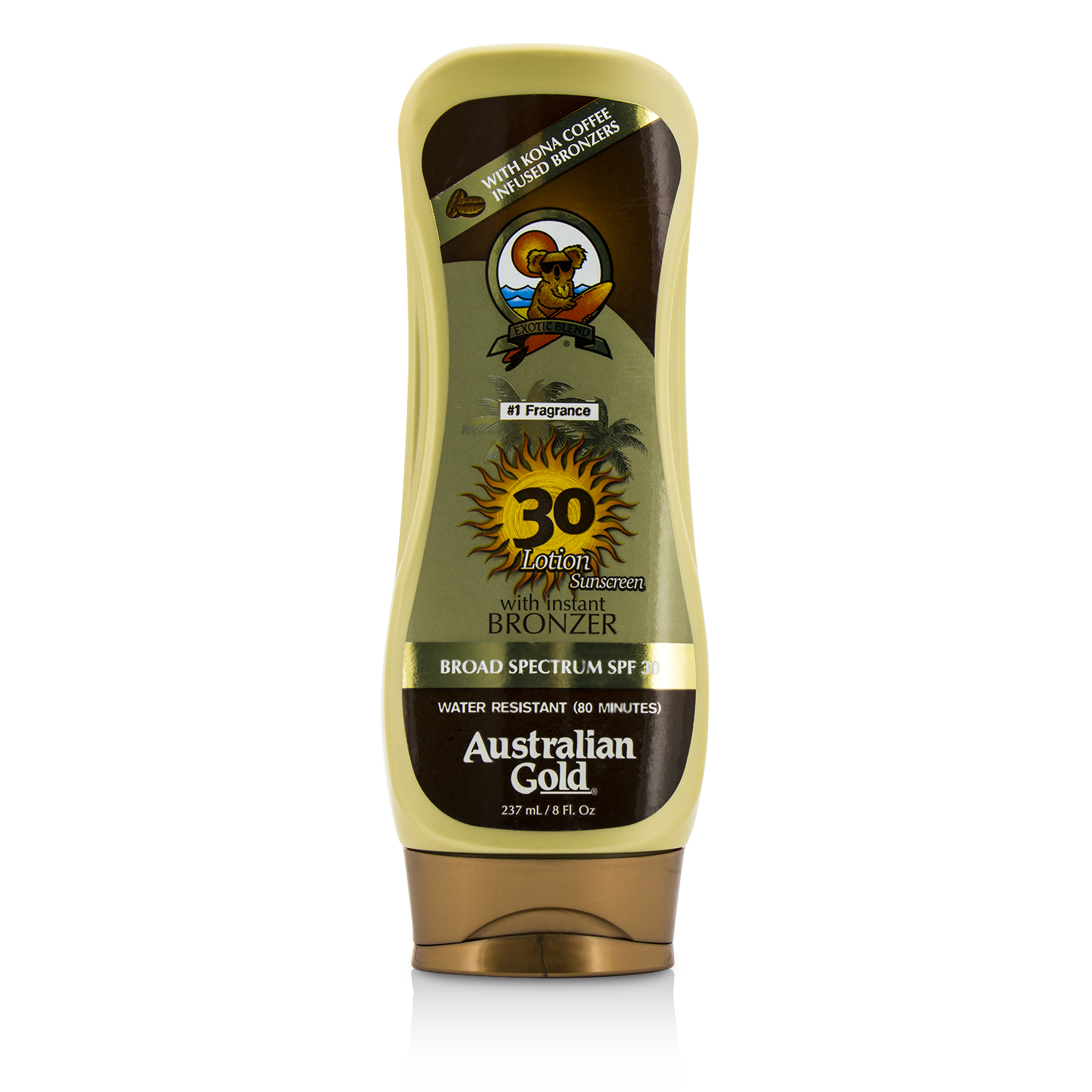 Lotion Sunscreen Broad Spectrum SPF 30 with Bronzer by Australian Gold @ Emporium Skin Care