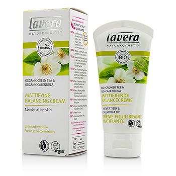 Organic Green Tea & Calendula Mattifying Balancing Cream (For Combination Skin) Lavera Image