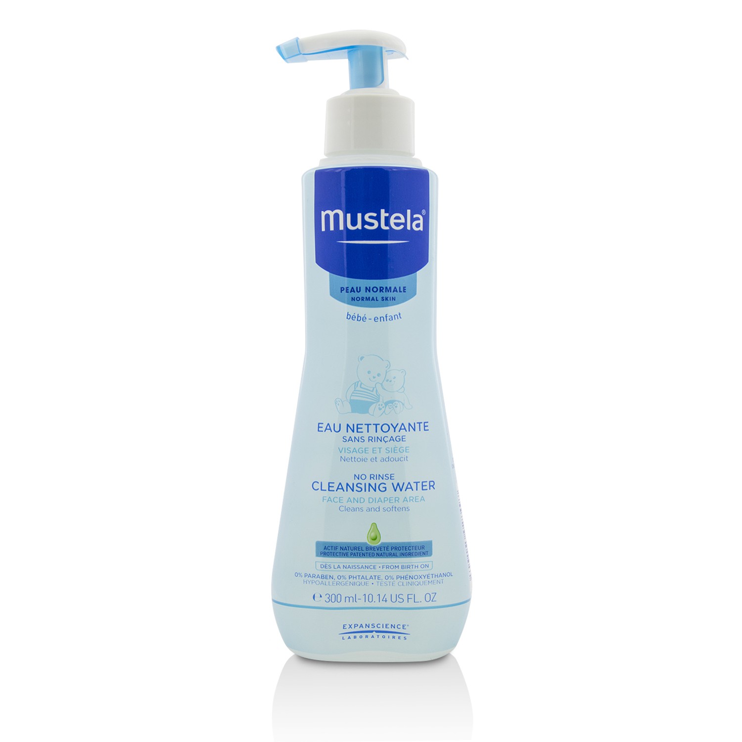 No Rinse Cleansing Water (Face & Diaper Area) - For Normal Skin Mustela Image