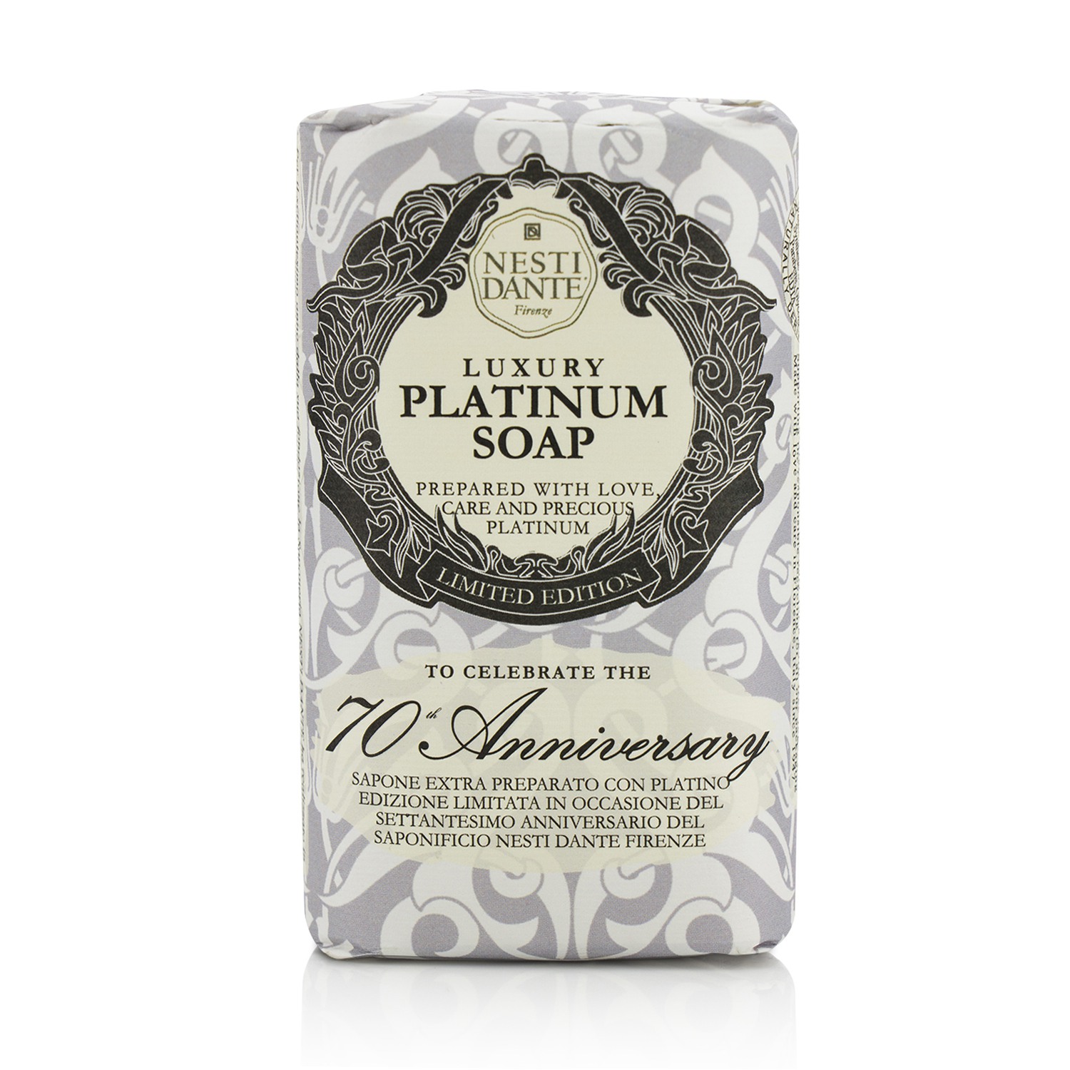 7070 Anniversary Luxury Platinum Soap With Precious Platinum (Limited Edition) Nesti Dante Image