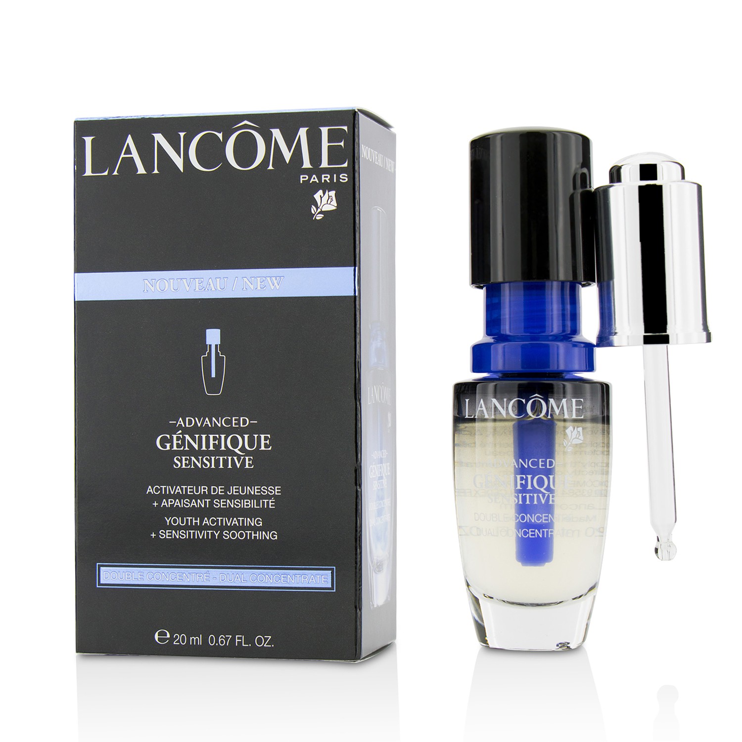Advanced Genifique Sensitive Youth Activating + Sensitivity Soothing Dual Concentrate - All Skin Types Even Sensitive Lancome Image