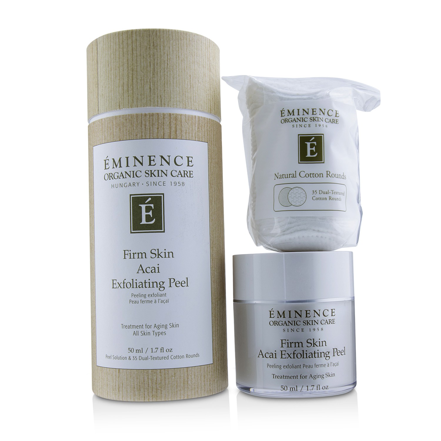 Firm Skin Acai Exfoliating Peel (with 35 Dual-Textured Cotton Rounds) Eminence Image
