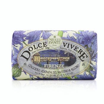 Dolce-Vivere-Fine-Natural-Soap---Firenze---Blue-Iris-Morning-Dew--Laurel-Nesti-Dante